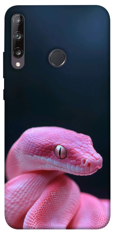 Чехол на Huawei P40 Lite E Розовая Змея фото 1 из 1