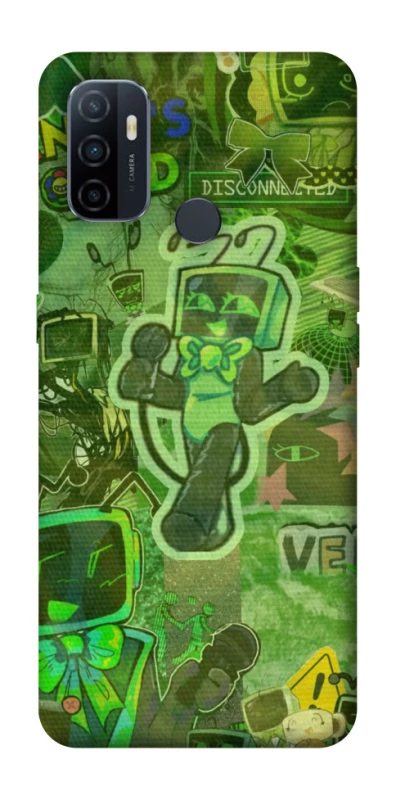 Чохол на Oppo A53 / A32 / A33 Dandysworld tv green theme фото 1 з 1