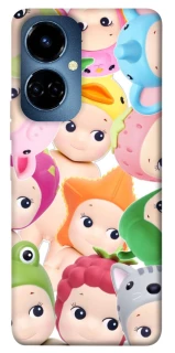 Чехол на TECNO Camon 19 Pro Fruit-Zoo Kaleidoscope фото 1 из 1