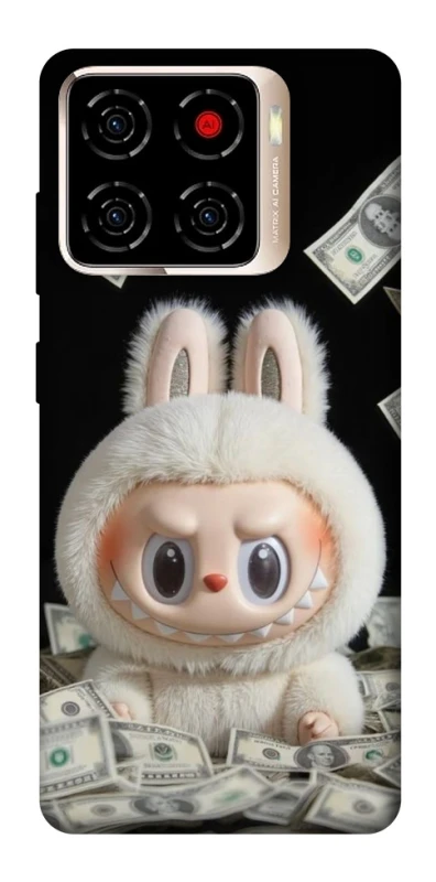 Чохол на ZTE Blade A56 Dollar Labubu фото 1 з 1