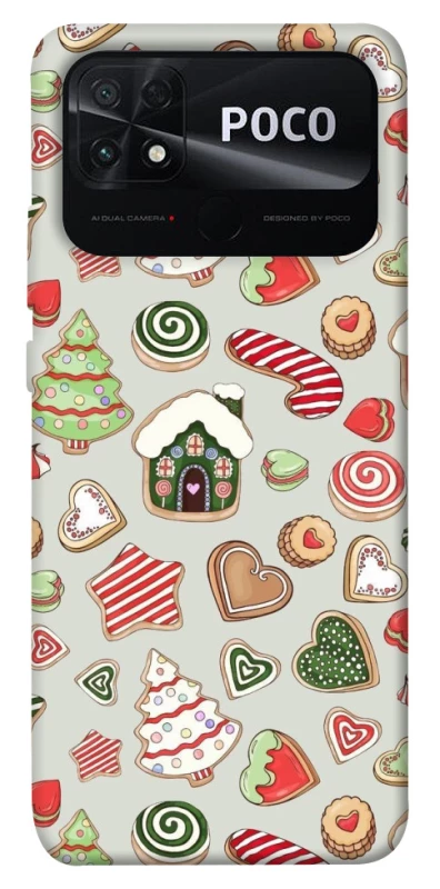 Чохол на Xiaomi Poco C40 Новорічний v7 фото 1 з 1