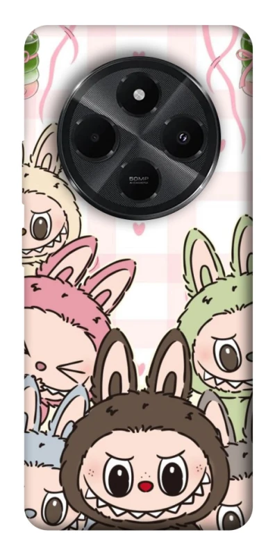 Чехол на Xiaomi Poco M7 All Labubu 2 фото 1 из 1