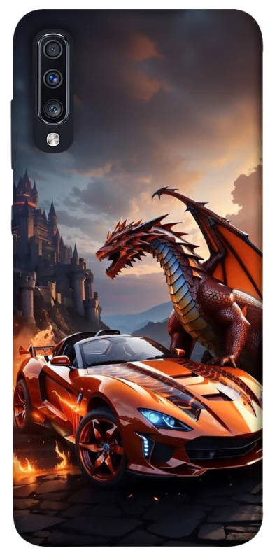 Чохол на Samsung Galaxy A70 (A705F) Сar and dragon фото 1 з 1
