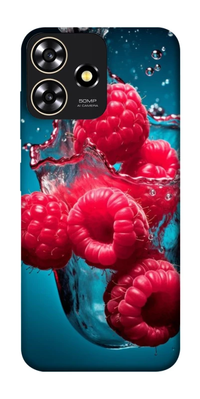 Чохол на ZTE Blade A73 4G Малинка у воді фото 1 з 1