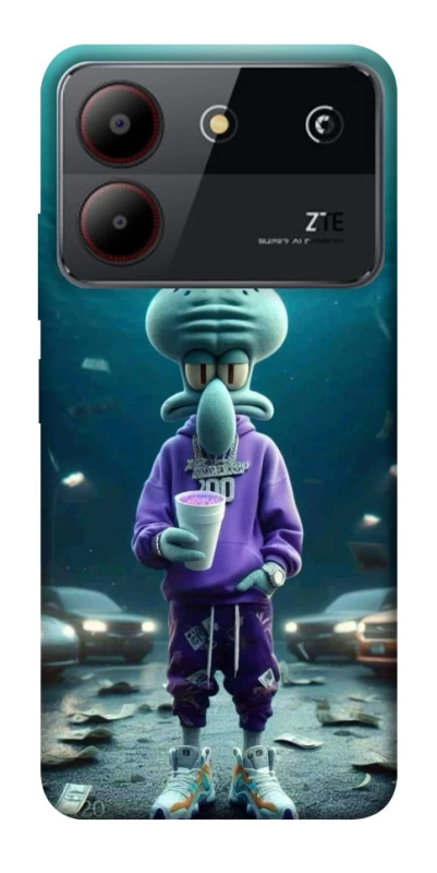 Чохол на ZTE Blade A54 4G Сквідвард фото 1 з 1