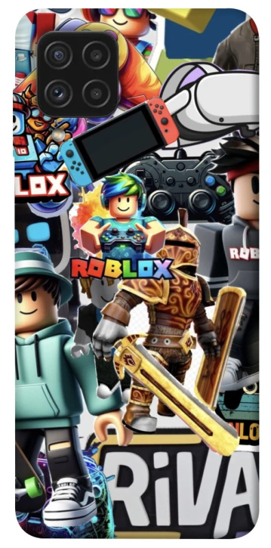 Чохол на Samsung Galaxy A22 4G Roblox collage ver.1 фото 1 з 1