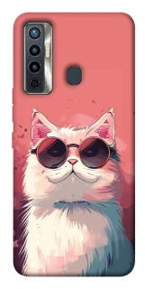 Чохол на TECNO Camon 17 Сat with glasses фото 1 з 1