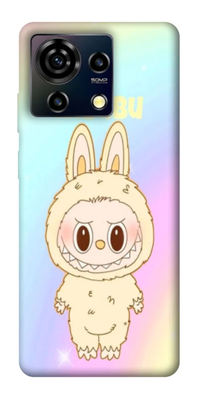 Чохол на ZTE Blade V50 Vita Fluffy Rainbow Labubu фото 1 з 1