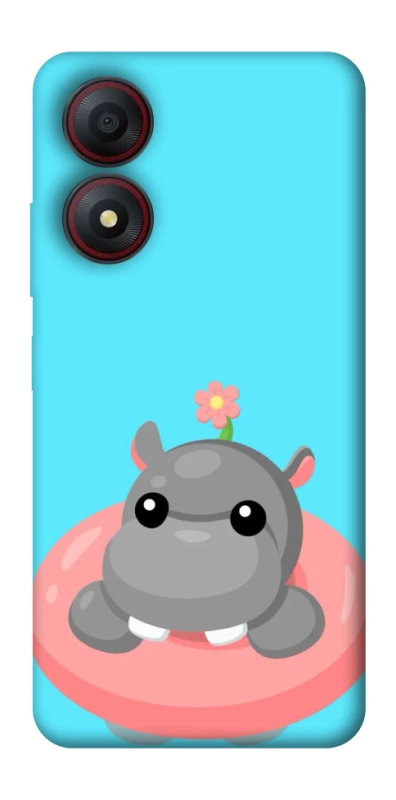 Чохол на ZTE Blade A34 4G Adopt Me Hippo Floatie фото 1 з 1