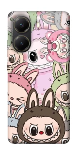 Чехол на Xiaomi Poco X7 Pro All Labubu 3 фото 1 из 1