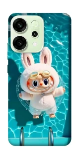 Чехол на Oppo Reno 14 Labubu in the pool ver.2 фото 1 из 1