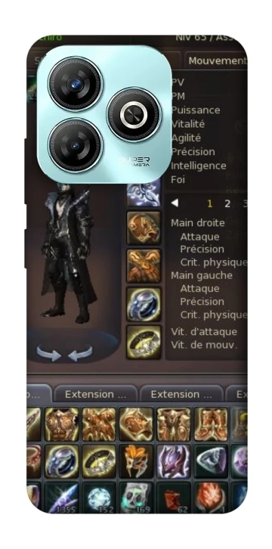 Чохол на ZTE Blade A75 4G Character Menu ver.1 фото 1 з 1