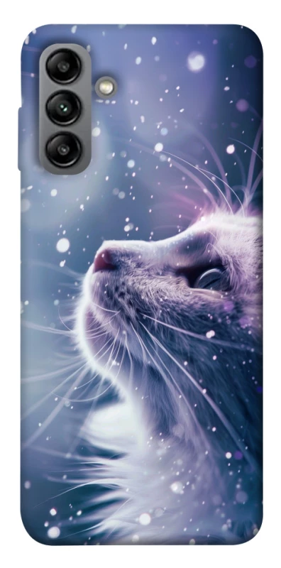 Чехол на Samsung Galaxy A04s Snow cat фото 1 из 1