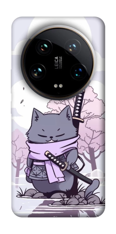Чехол на Xiaomi 14 Ultra Samurai cat фото 1 из 1