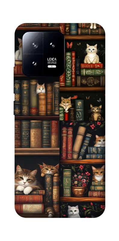 Чохол на Xiaomi 13 Cats & Books фото 1 з 1
