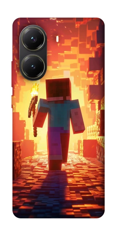 Чохол на Xiaomi Poco X6 Pro Minecraft adventure фото 1 з 1