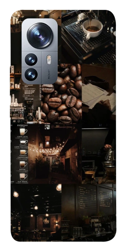 Чохол на Xiaomi 12 / 12X Coffee collage ver.1 фото 1 з 1