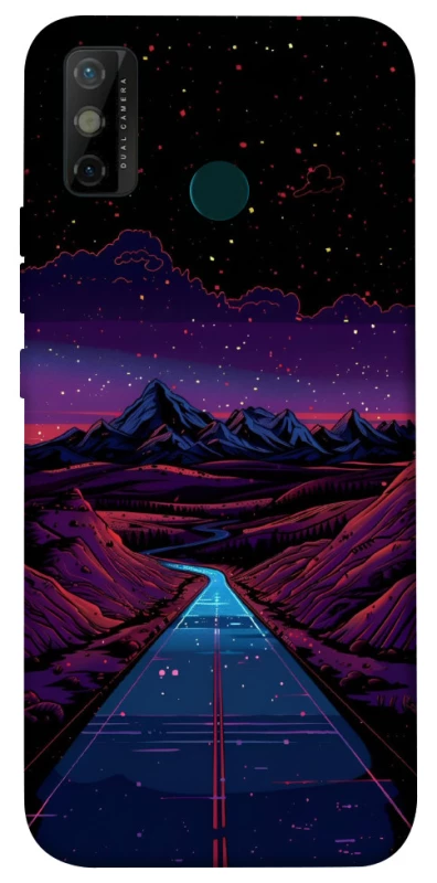 Чохол на TECNO Spark 6 Go Cyber mountain фото 1 з 1