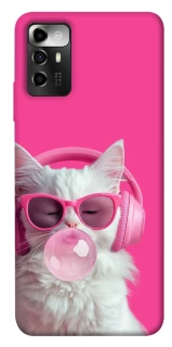 Чехол на ZTE Blade V40 Vita Pink kitty фото 1 из 1