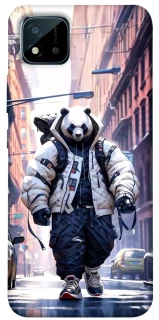 Чехол на Realme C20 Панда курьер фото 1 из 1