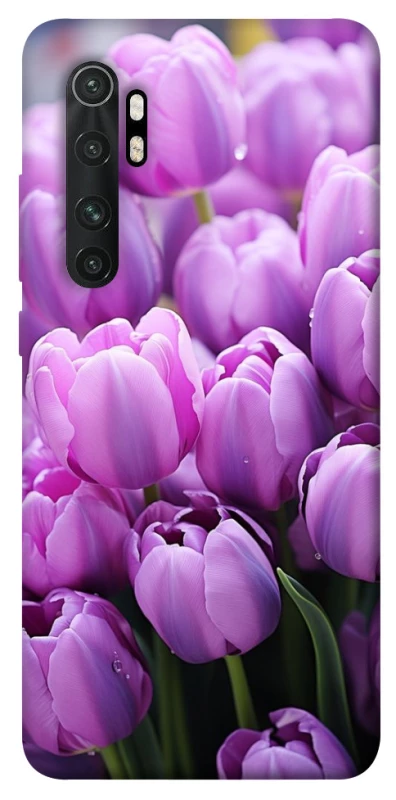 Чохол на Xiaomi Mi Note 10 Lite Фіолетові тюльпани фото 1 з 1