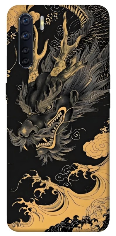 Чехол на Oppo A91 gold dragon фото 1 из 1