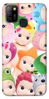 Чехол на Infinix Hot 10 Lite Fruit-Zoo Kaleidoscope фото 1 из 1