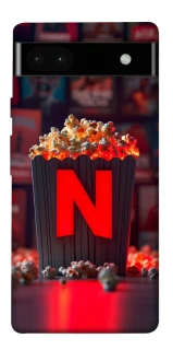 Чехол на Google Pixel 6a Netflix and popcorn фото 1 из 1