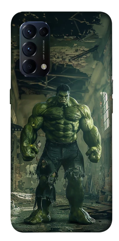 Чехол на Oppo Reno 5 4G Angry Hulk фото 1 из 1