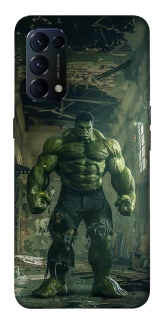 Чехол на Oppo Reno 5 4G Angry Hulk фото 1 из 1