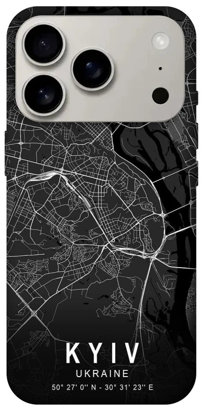 Чохол на Apple iPhone 17 Pro (6.3") Kyiv map фото 1 з 1