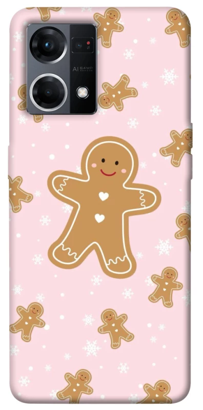 Чехол на Oppo Reno 7 4G Новогодний v39 фото 1 из 1