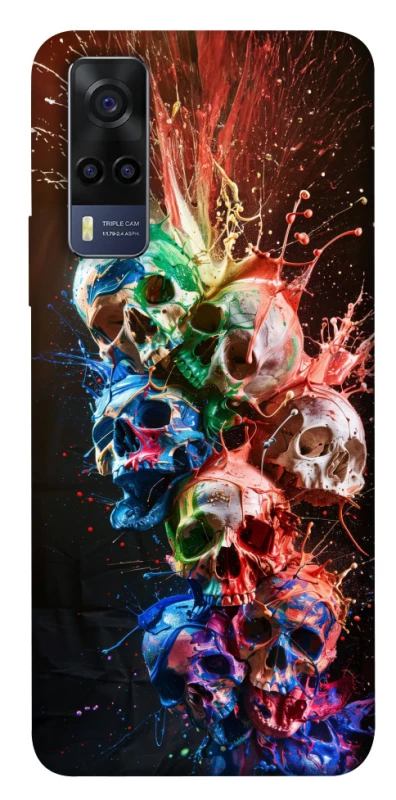 Чохол на Vivo Y53s Skulls фото 1 з 1