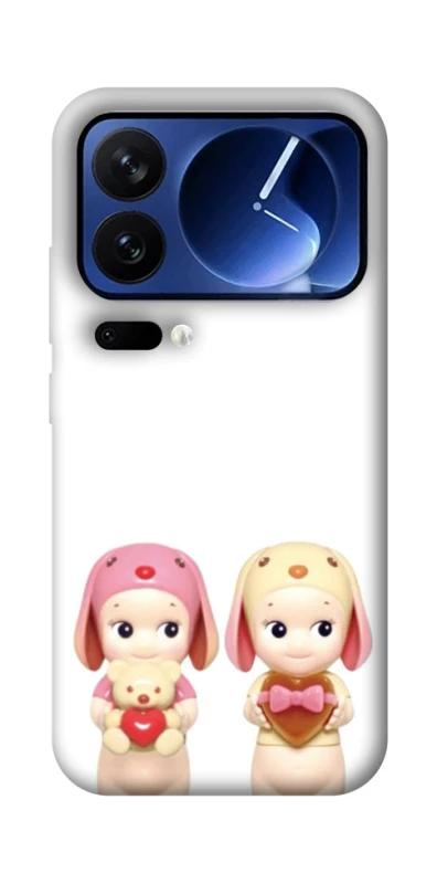 Чехол на Xiaomi Poco F7 Ultra Puppy Love Duo фото 1 из 1