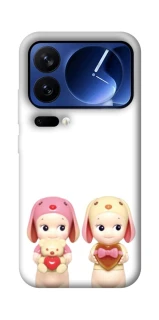 Чехол на Xiaomi Poco F7 Ultra Puppy Love Duo фото 1 из 1