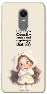 Чехол на Xiaomi Redmi 5 Plus / Redmi Note 5 (Single Camera) Don't look back фото 1 из 1