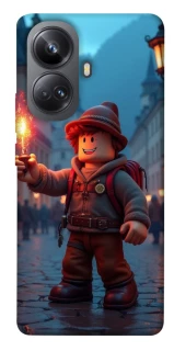 Чохол на Realme 10 Pro+ Roblox Fire Logo Blue Flames фото 1 з 1
