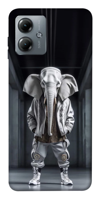 Чохол на Motorola Moto G14 Слон v2 фото 1 з 1