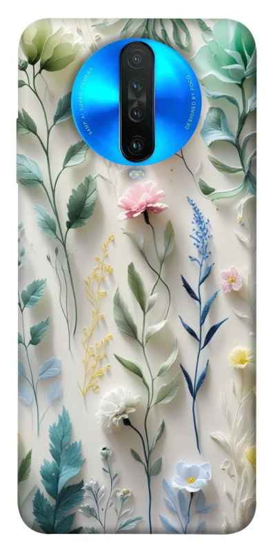 Чохол на Xiaomi Redmi K30 Floral design ver.3 фото 1 з 1