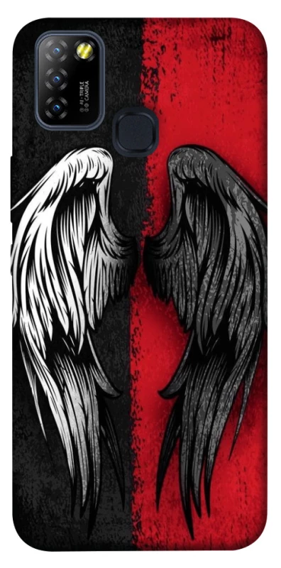 Чехол на Infinix Hot 10 Lite Angel and Devil фото 1 из 1