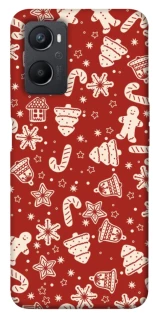 Чехол на Oppo A96 Новогодний v3 фото 1 из 1