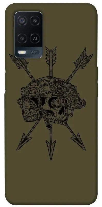 Чохол на Oppo A54 4G Mil skull фото 1 з 1