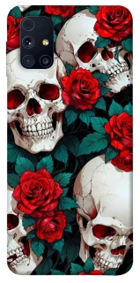 Чохол на Samsung Galaxy M31s skull and rose фото 1 з 1