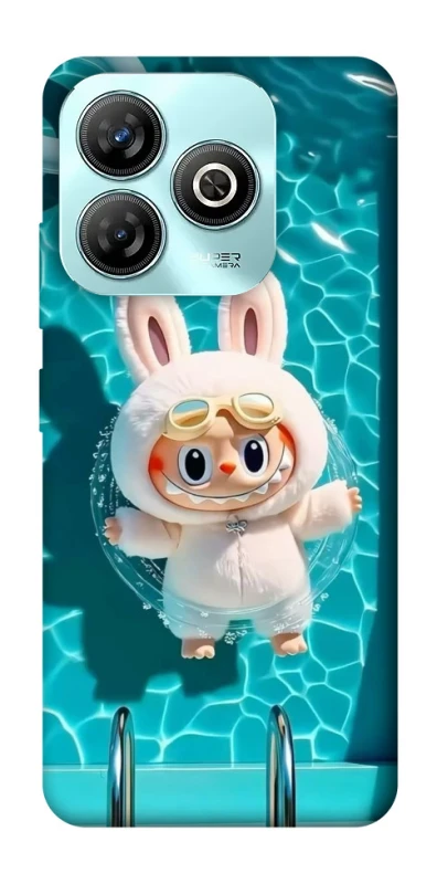 Чохол на ZTE Blade A75 4G Labubu in the pool ver.2 фото 1 з 1