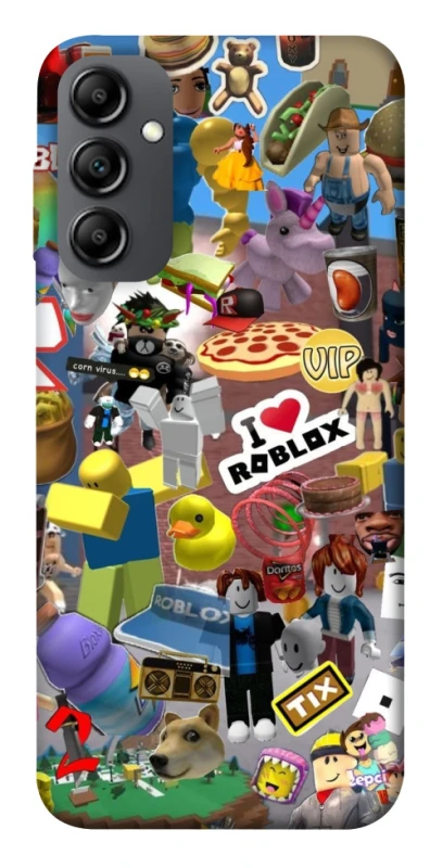 Чохол на Samsung Galaxy A14 4G/5G Roblox collage ver.5 фото 1 з 1