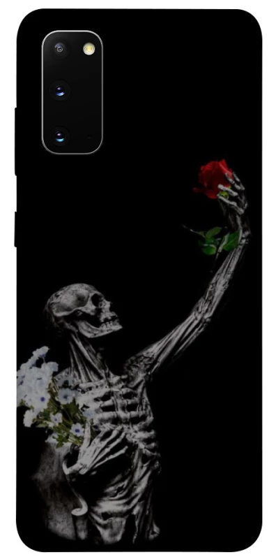 Чехол на Samsung Galaxy S20 Skeleton vs Rose фото 1 из 1