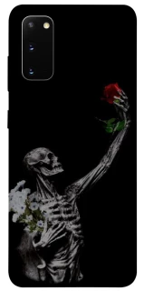 Чехол на Samsung Galaxy S20 Skeleton vs Rose фото 1 из 1