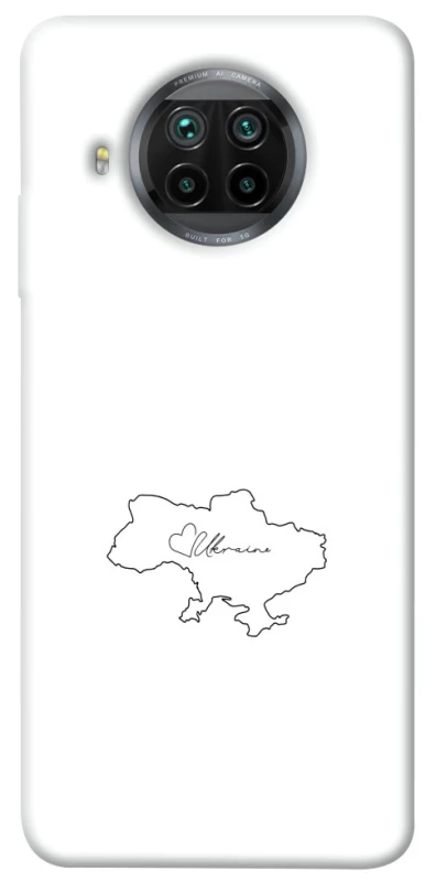 Чохол на Xiaomi Mi 10T Lite / Redmi Note 9 Pro 5G Ukraine map фото 1 з 1