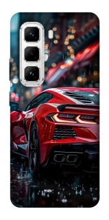 Чехол на Infinix Hot 50 Pro Red sports car фото 1 из 1