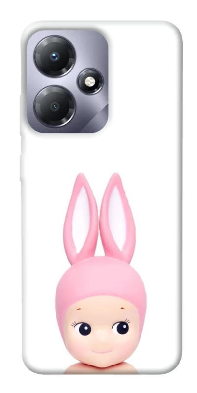 Чохол на Infinix Hot 30 Play Minimal Bunny Peek фото 1 з 1